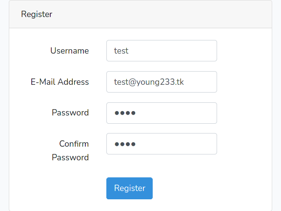 register account